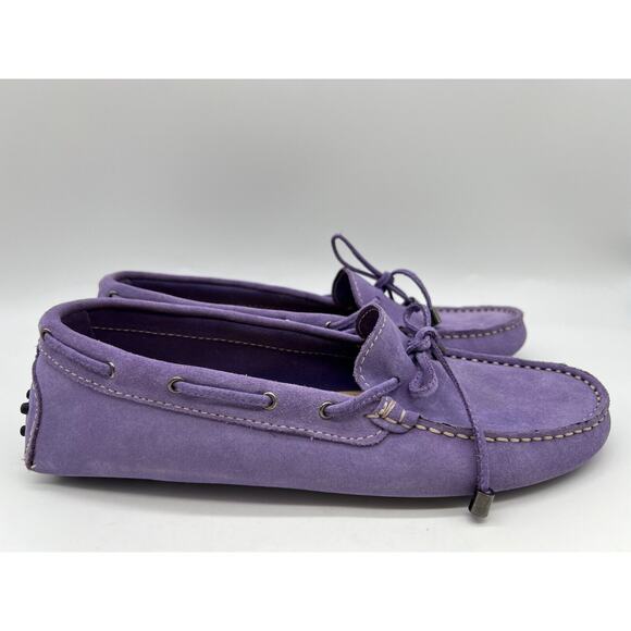 Soldini Women’s Suede Slippers Lilac Made in Italy EUR 41/US 10 New🛒 - Picture 1 of 12